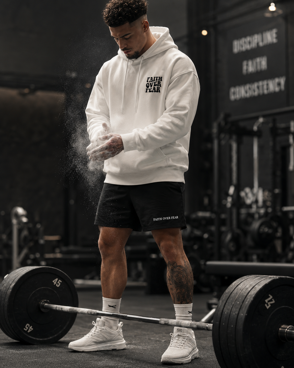 Faith Over Fear Training Shorts