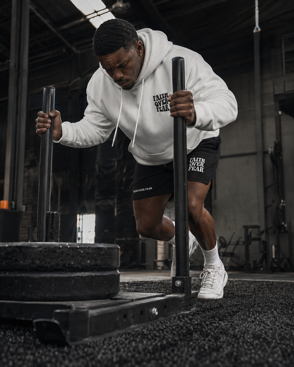 Faith Over Fear Training Shorts