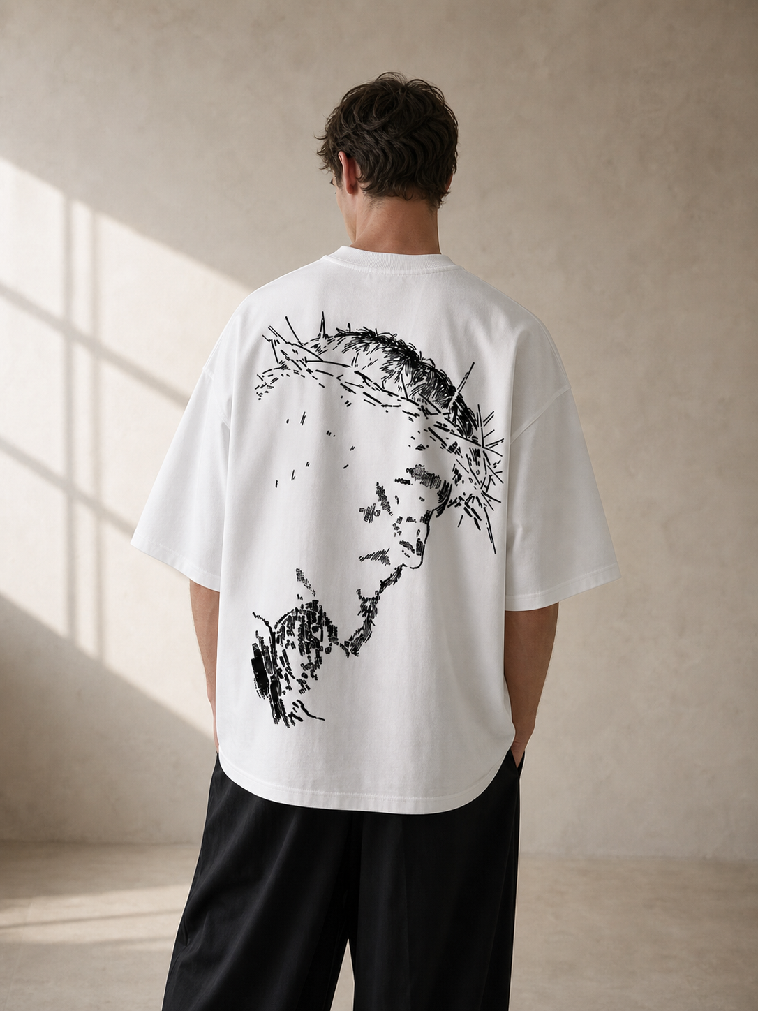 Crown of Thorns Sketch Tee, worn