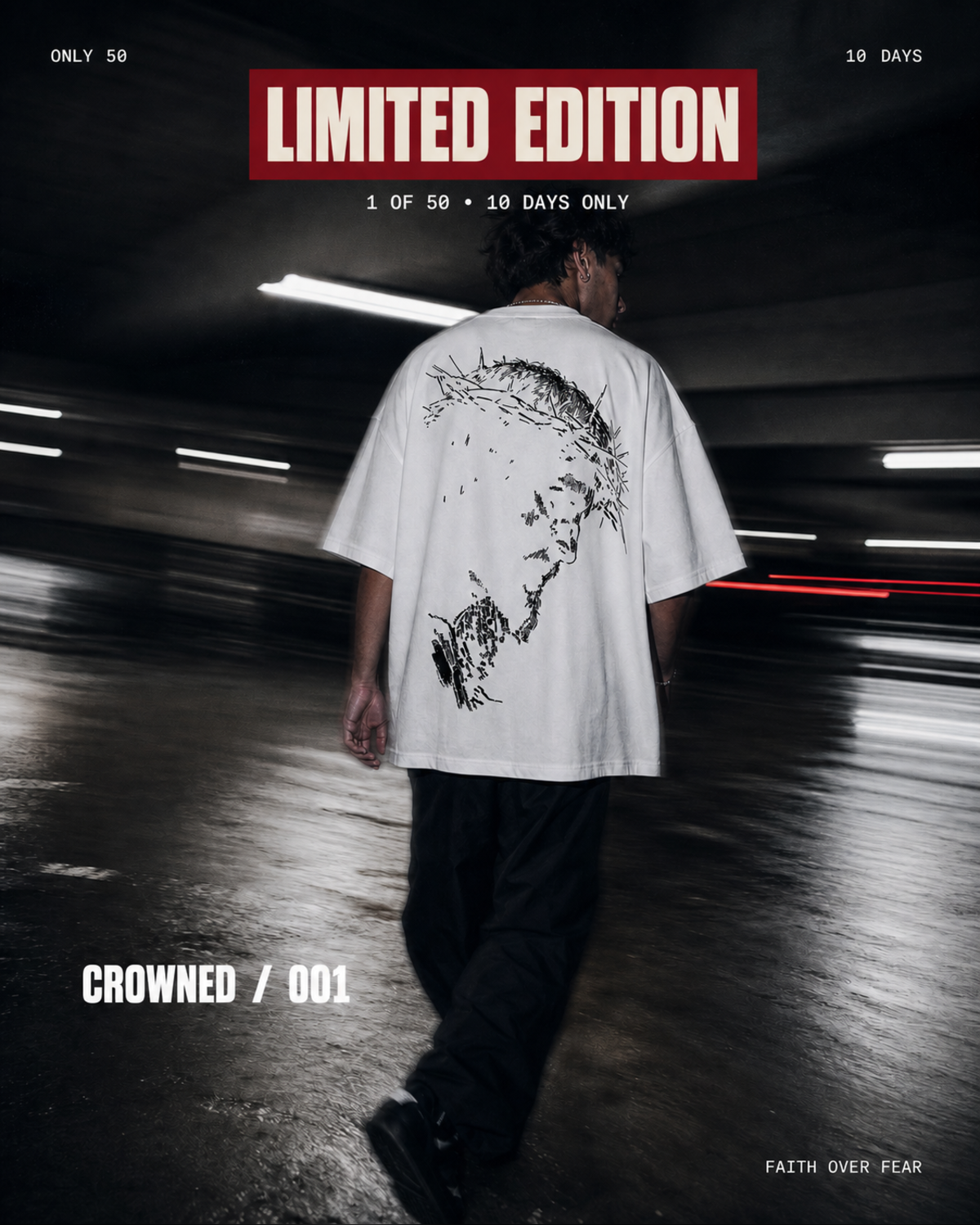 CROWNED / DROP 001 — Limited Edition street