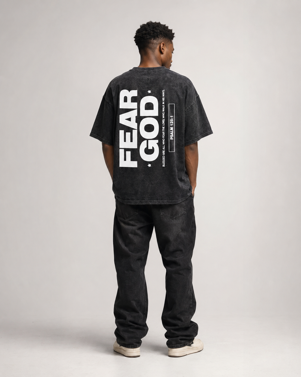 Fear God Tee Black Back
