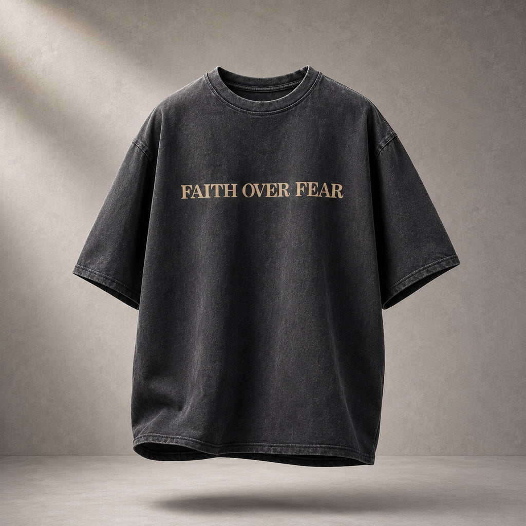 Faith Over Fear Acid Tee