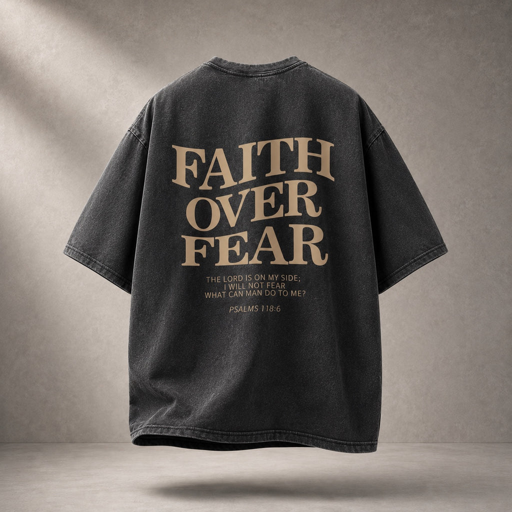 Faith Over Fear Acid Tee