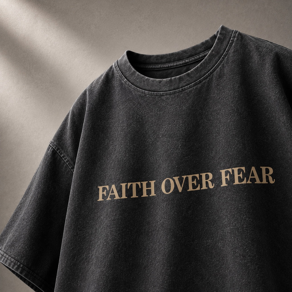Faith Over Fear Acid Tee