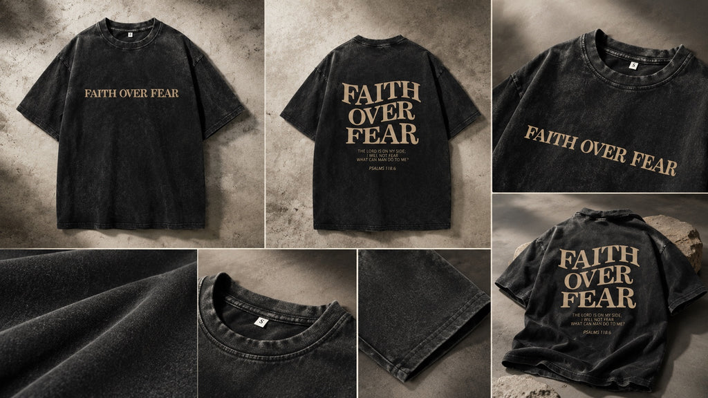 Faith Over Fear Acid Tee