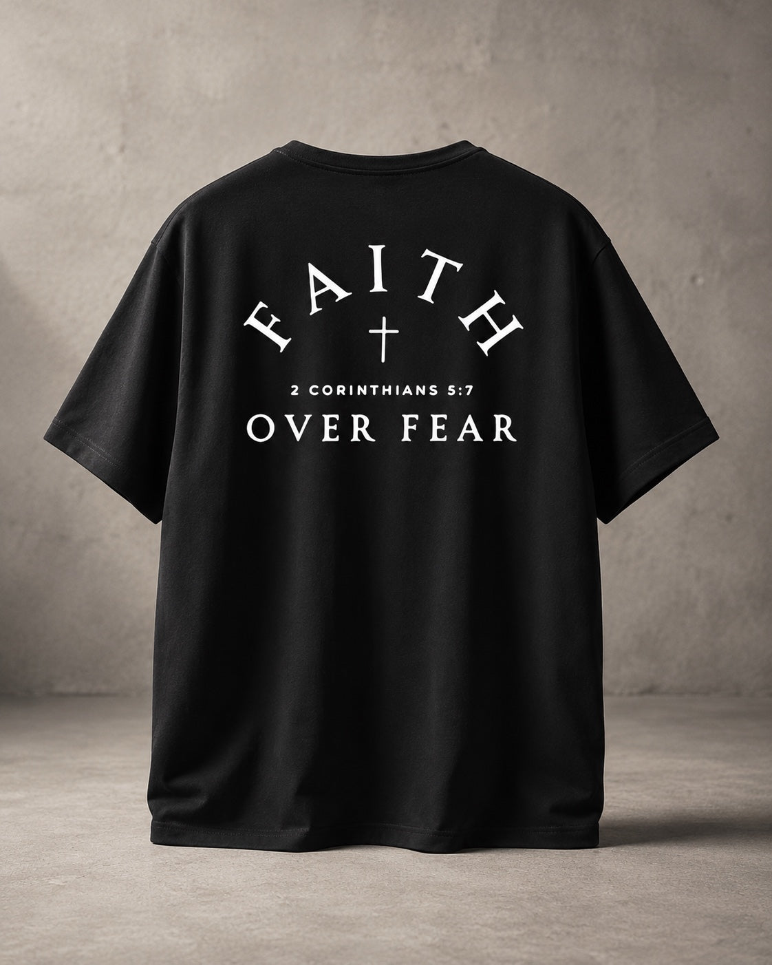 Faith Over Fear Tee (Black)