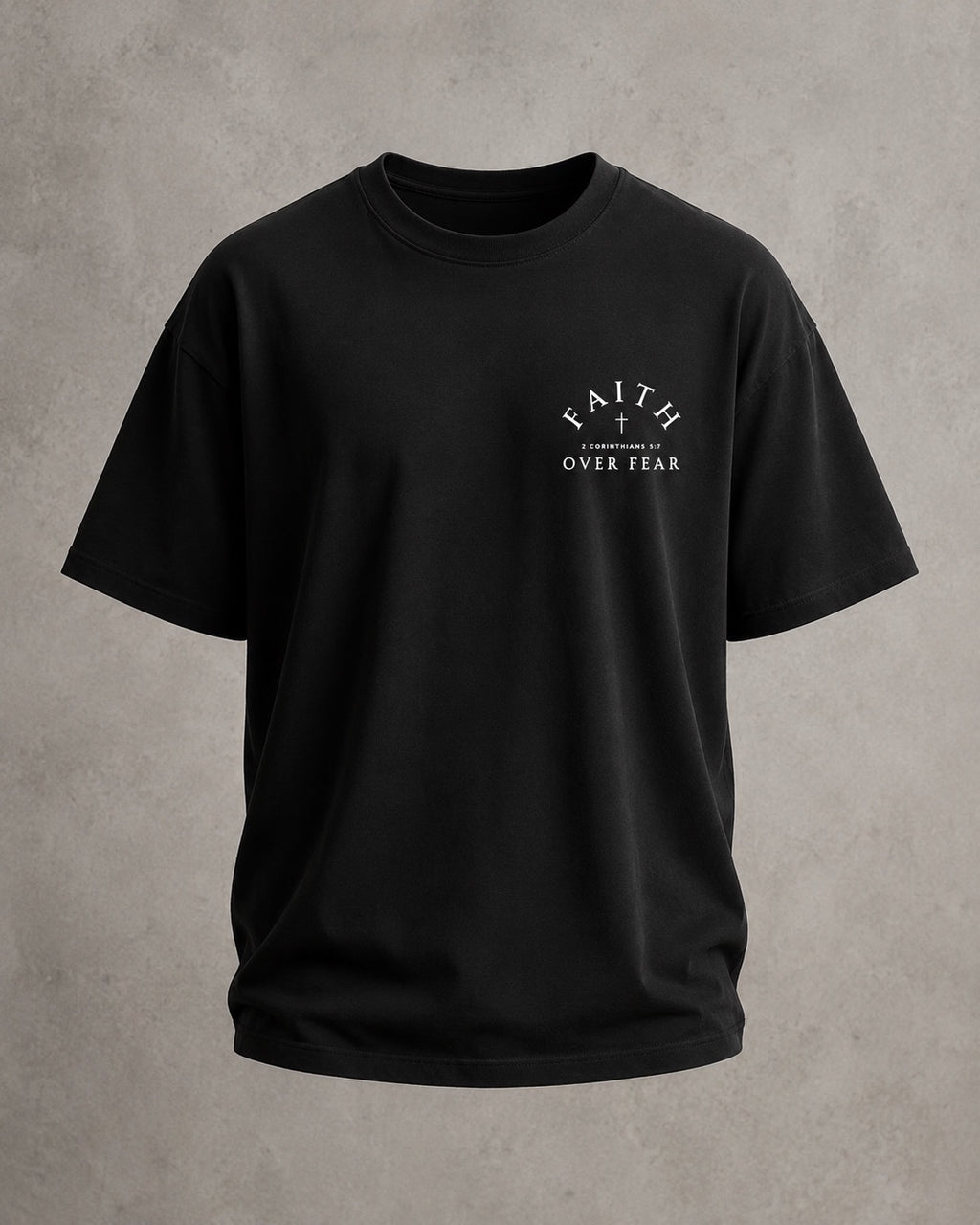 Faith Over Fear Tee (Black)