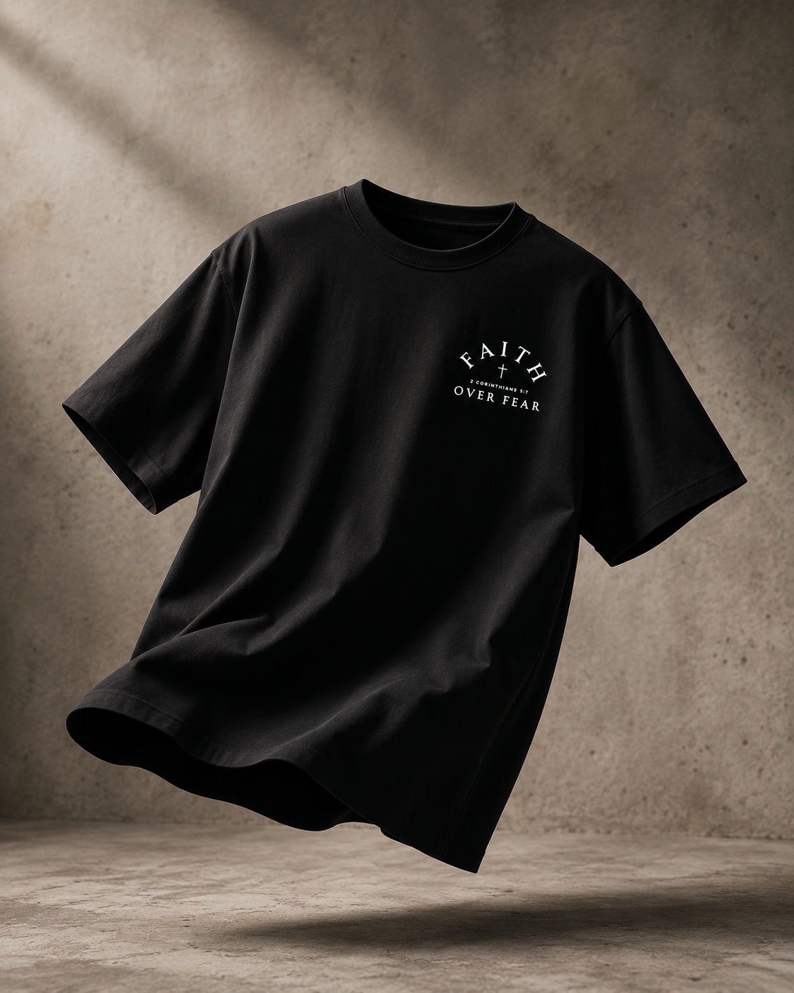 Faith Over Fear Tee (Black)