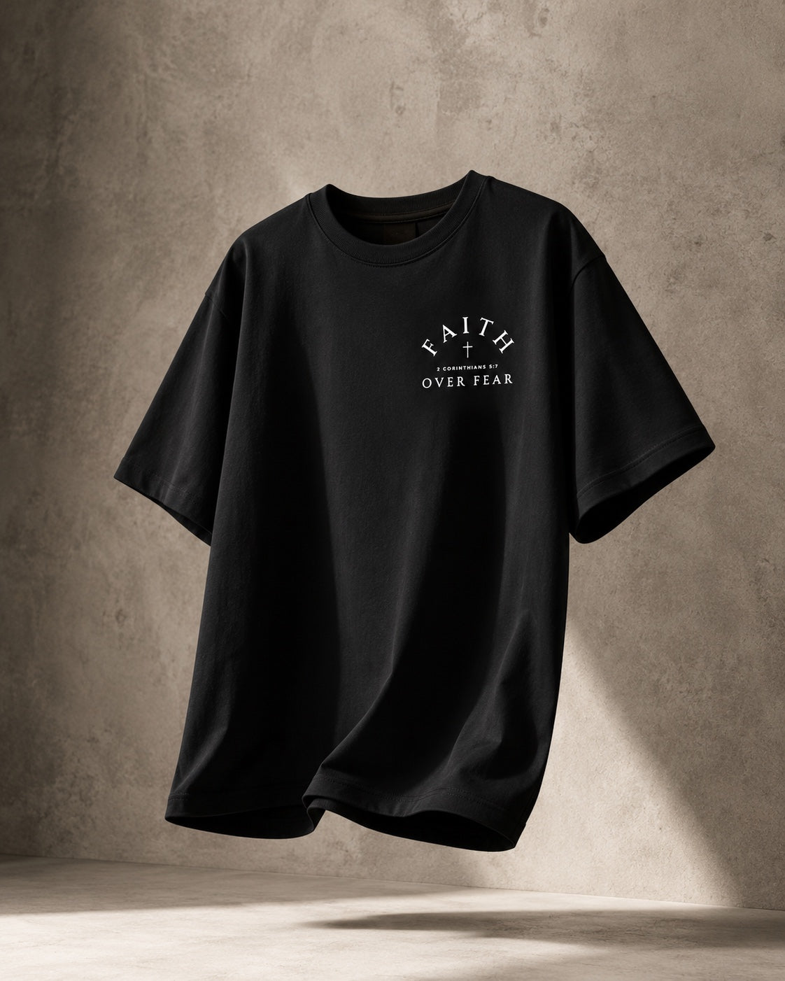 Faith Over Fear Tee (Black)