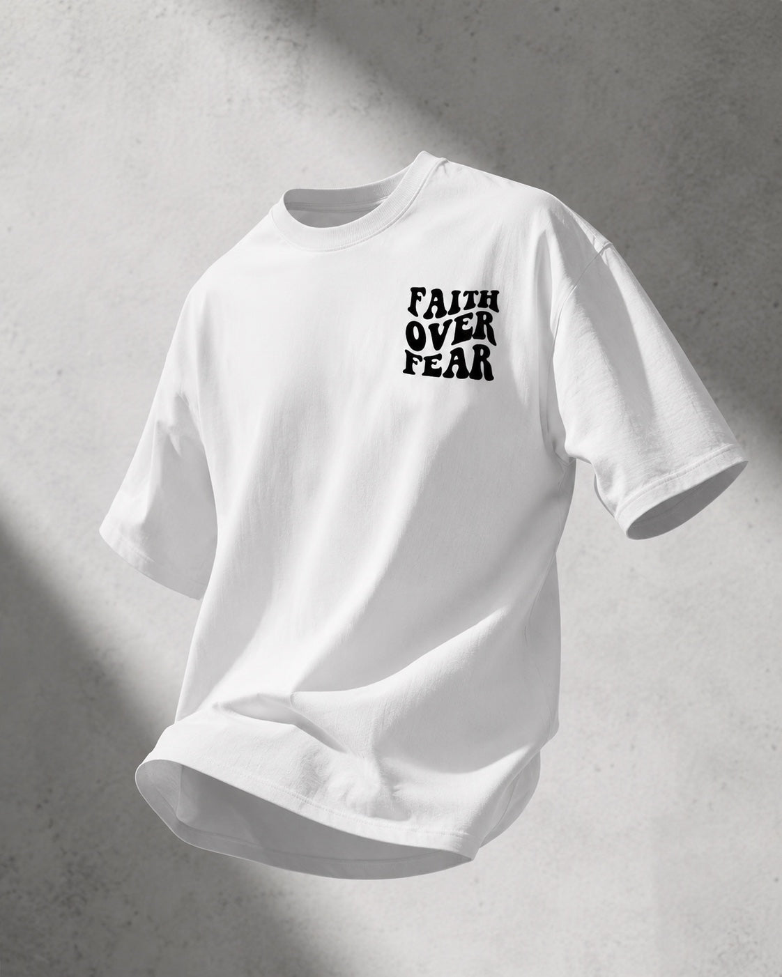 Faith Over Fear Tee (White)