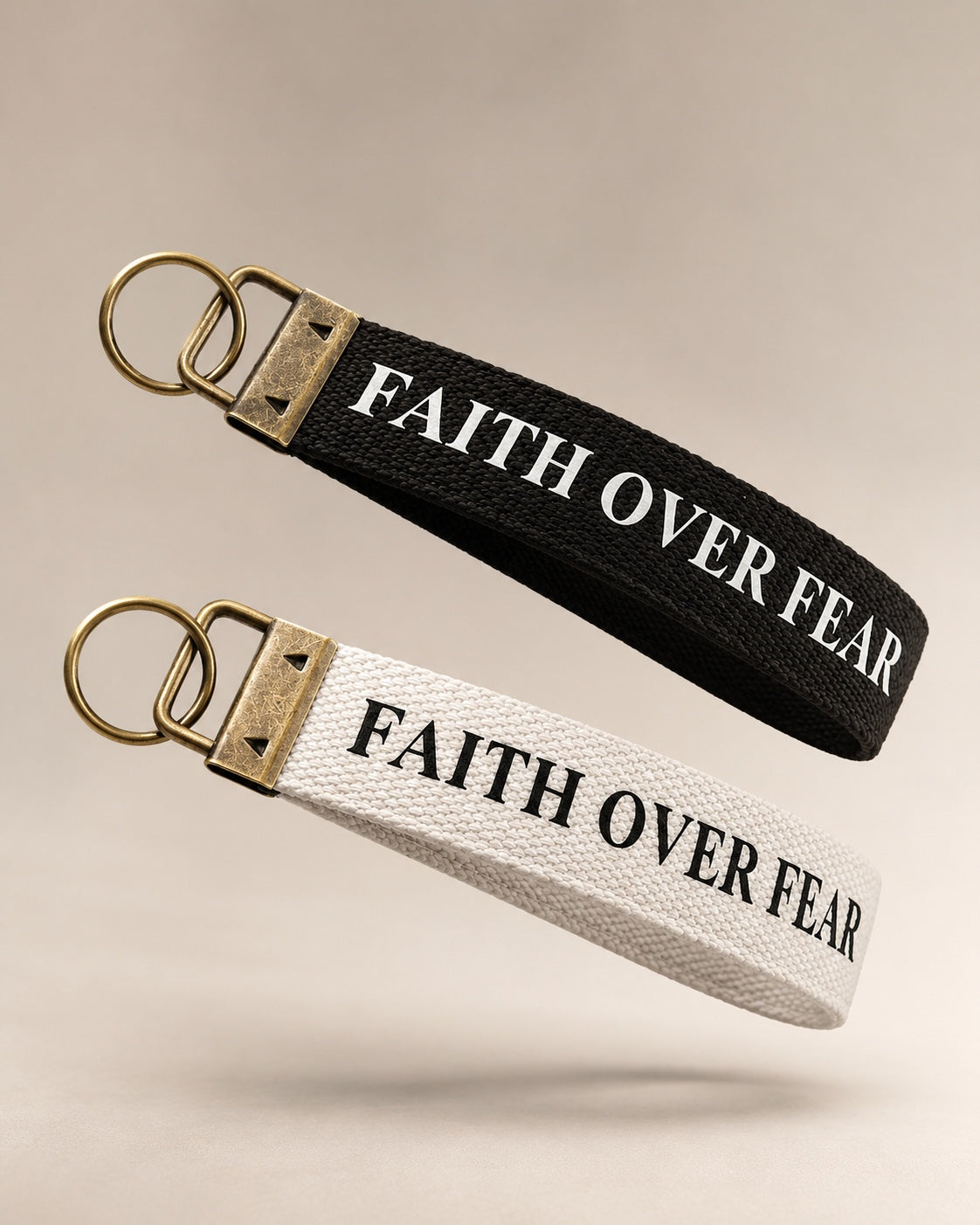 Faith Over Fear Keychain